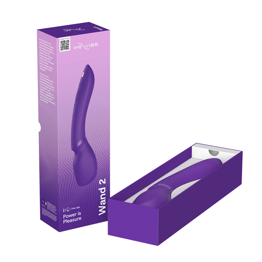 Вибратор-вонд We-Vibe Wand 2, фиолетовый (арт. SNWD2SG4) + Подарок