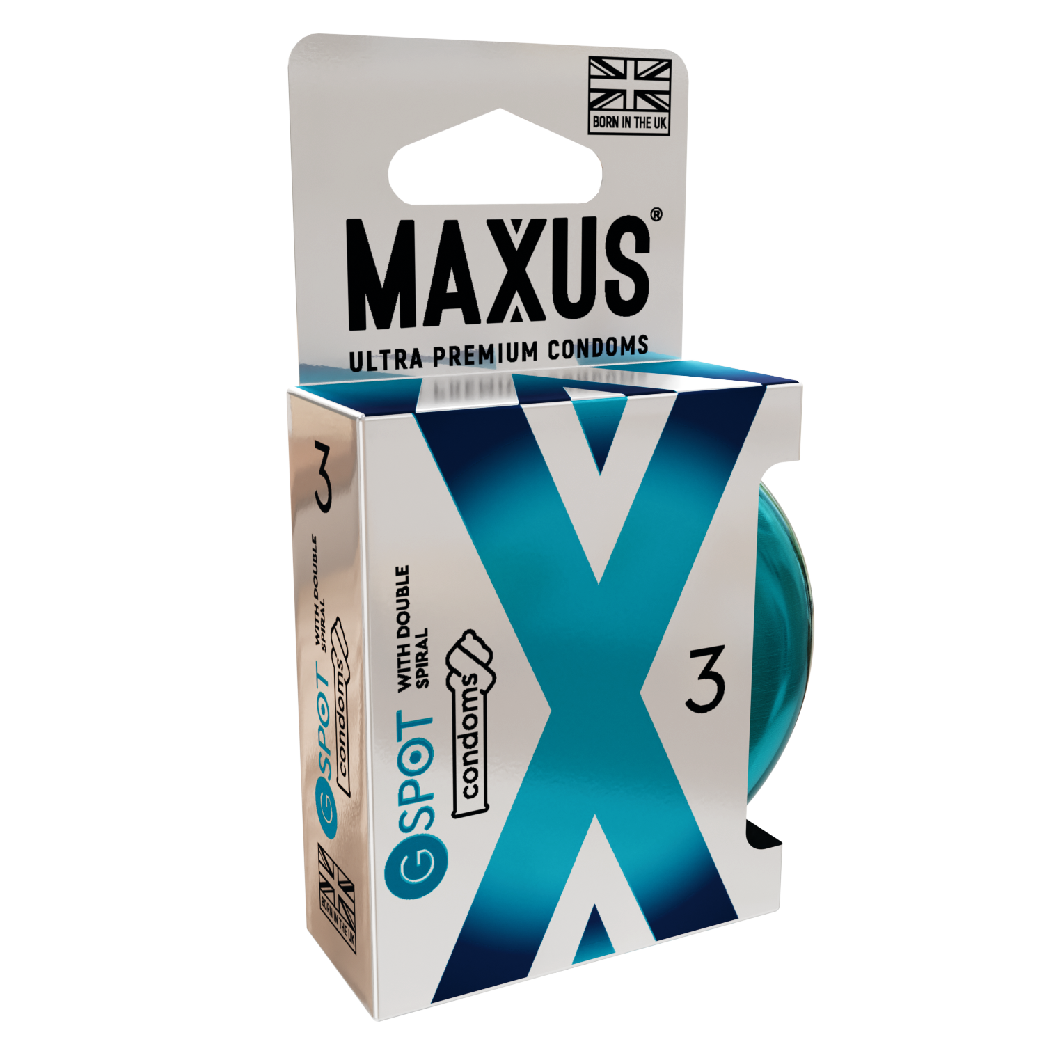 Презервативы Maxus G Spot, латекс, 18 см, Ø 5,4, кейс в подарок