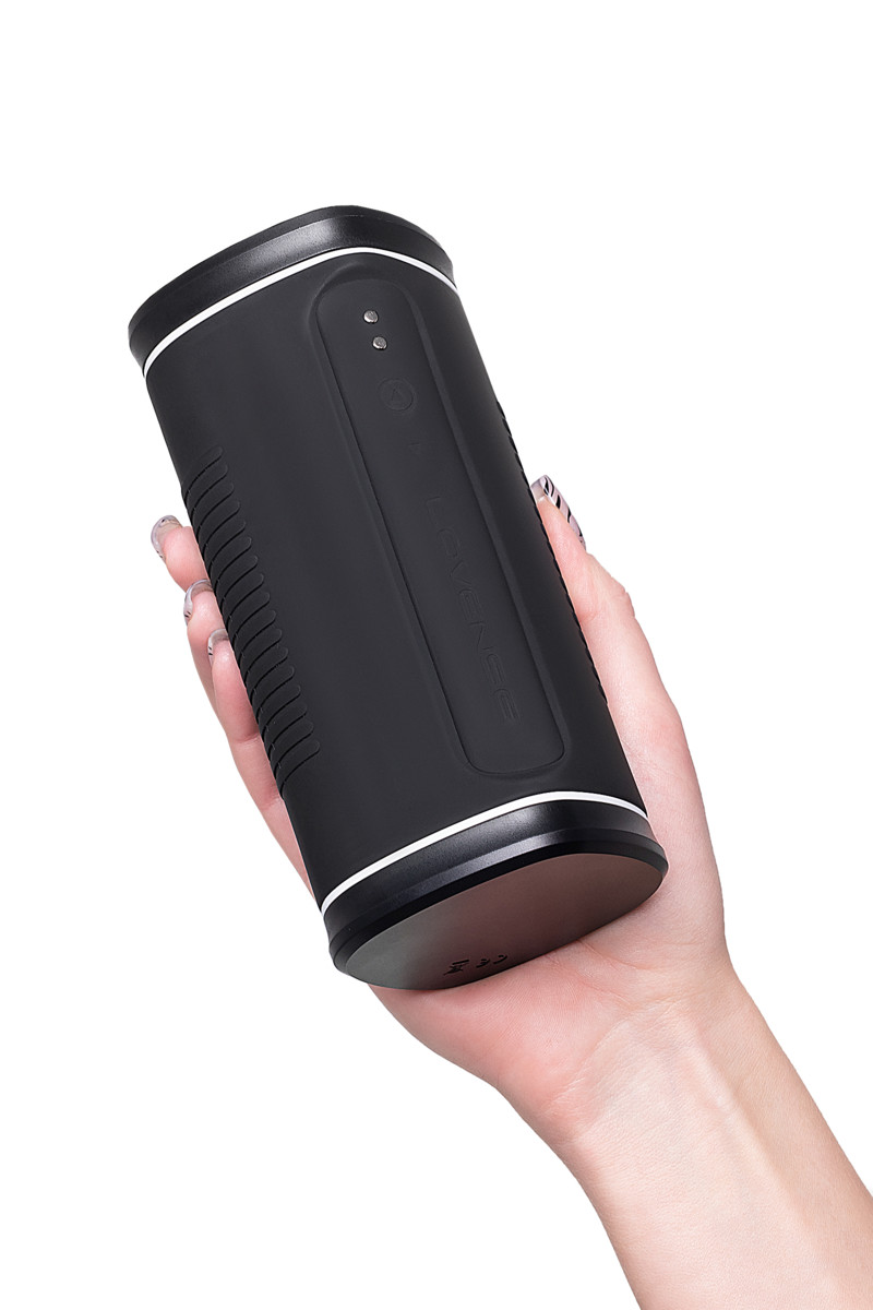 Мастурбатор нереалистичный LOVENSE Calor, TPE, черно-белый, 15,9 см (арт. LE-16)