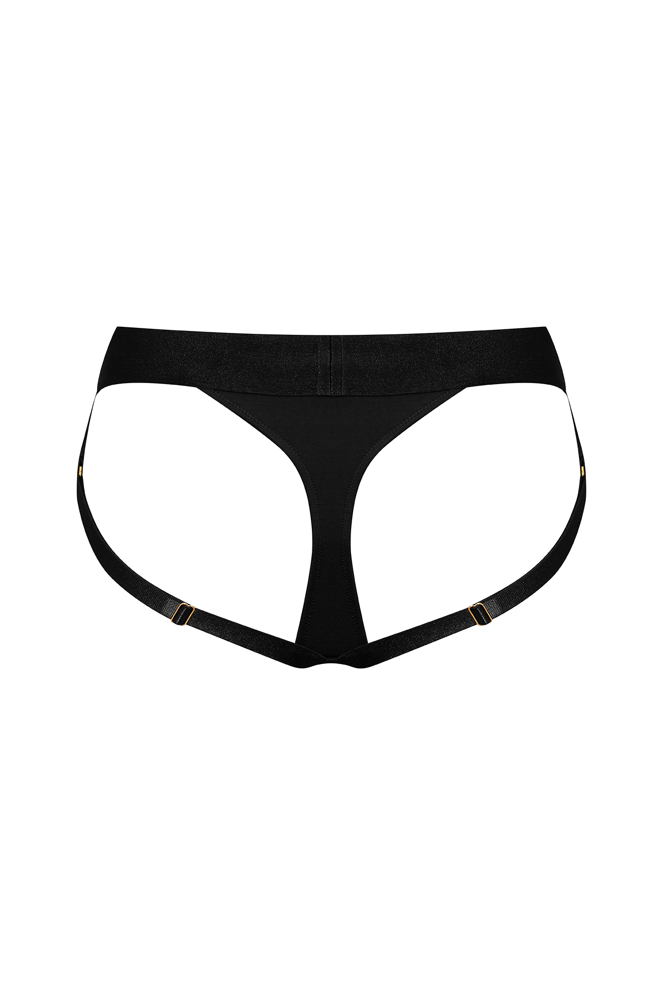 Пояс для страпона Strap-on-me Harnais Lingerie Heroine, черный, L