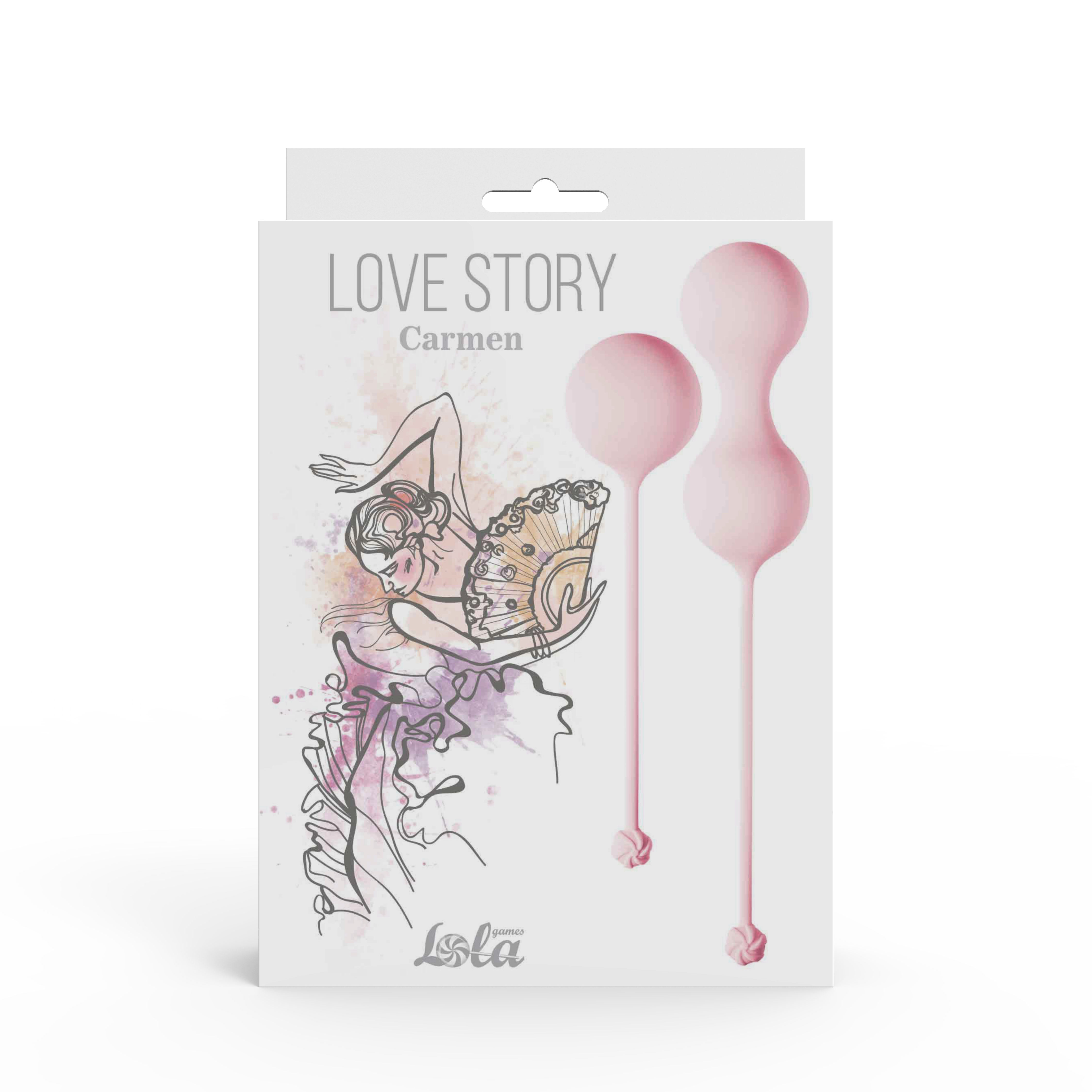 Набор вагинальных шариков Love Story Carmen Tea Rose