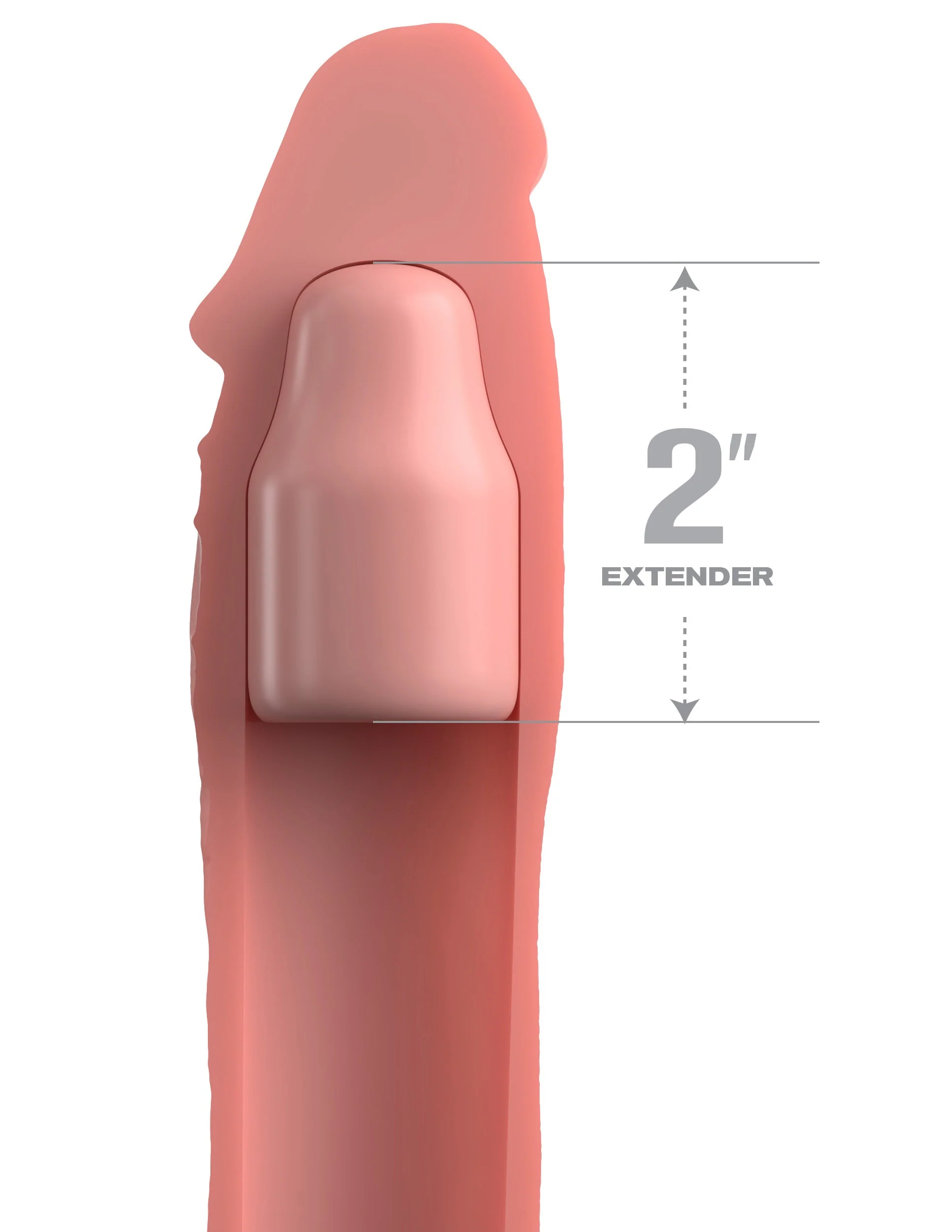Страпон Fantasy X-tensions Elite 6"" Extension with Strap - Light Pipedream 415021PD