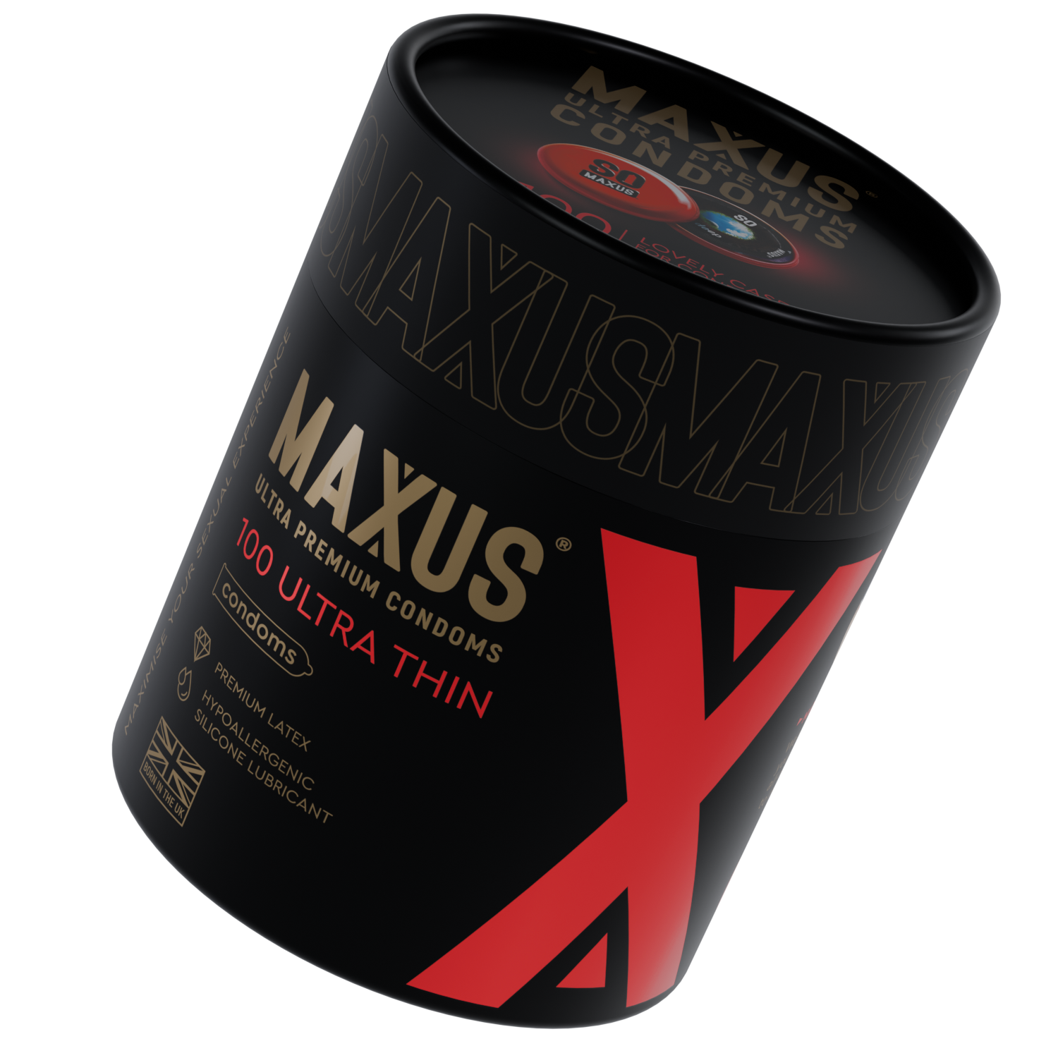 Презервативы MAXUS Ultra Thin с кейсом, ультратонкие X-Edition, 100 шт