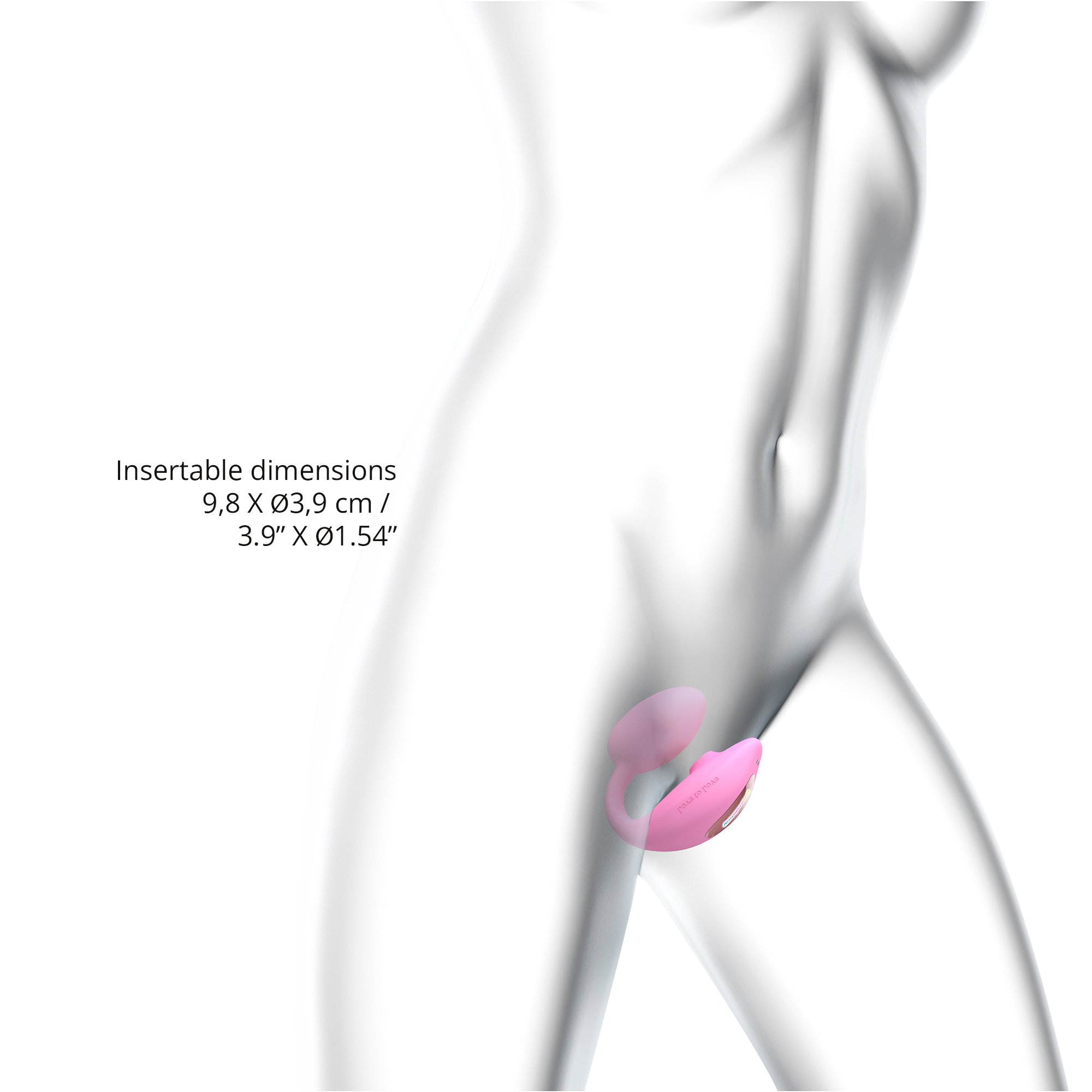 Cтимулятор клитора и зоны G с пультом для пары Love to love WONDERLOVER - PINK PASSION (арт. 6033203)