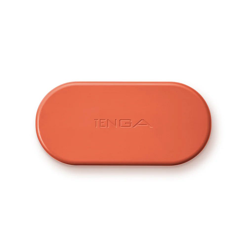 Эрекционное кольцо Tenga paiRING+ с усиленной вибрацией, коралл