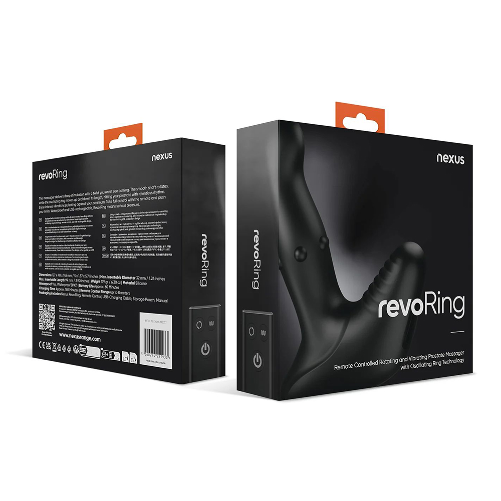 Массажер простаты Nexus Revo Ring с вращающейся головкой