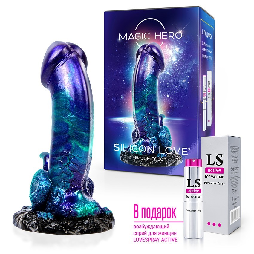 Фаллоимитатор Magic Hero, 19 см, Ø 5 см (арт. MH-13045)