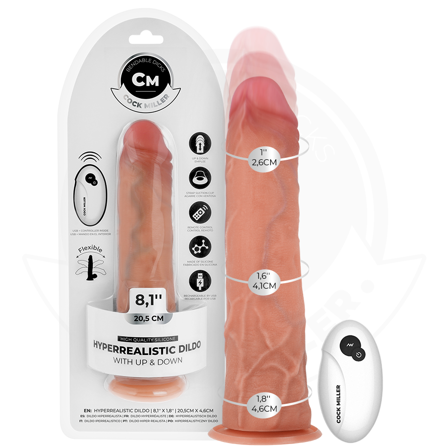 Реалистичный стимулятор с функцией фрикций D-243372