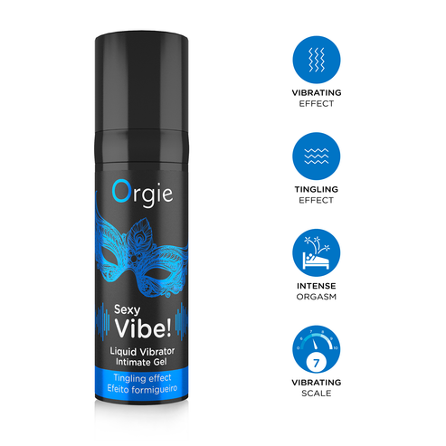 Гель Orgie Sexy Vibe Liquid Vibrator с эффектом вибрации, 15 мл