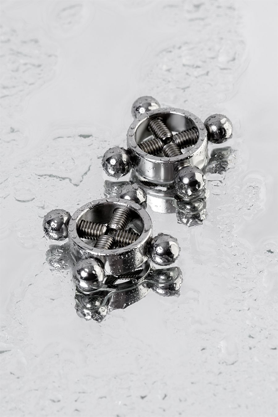 Зажимы для сосков Metal by TOYFA, металл, серебряные, 2,6 см, 2 шт (арт. 717142)