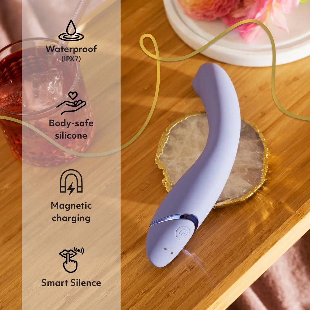 Стимулятор G-точки Womanizer OG c технологией Pleasure Air и вибрацией сиреневый