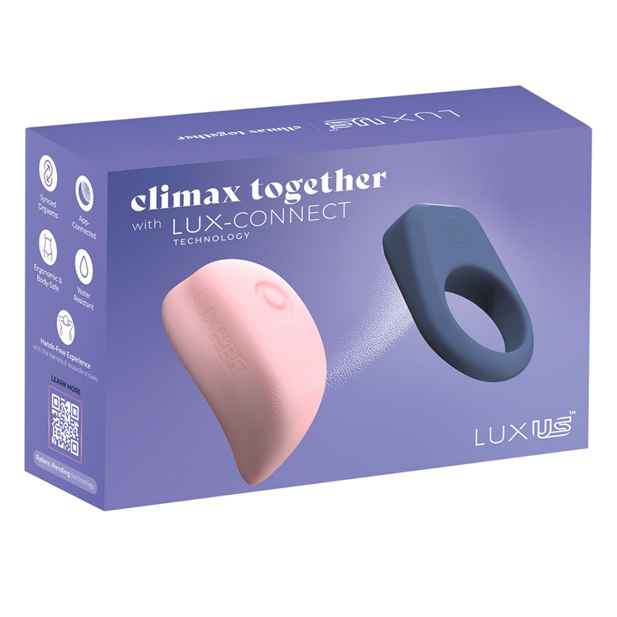 Набор Kiiroo Luxus: интерактивный вибратор LuxHer + эрекционное кольцо LuxHim (арт. 11070-W)