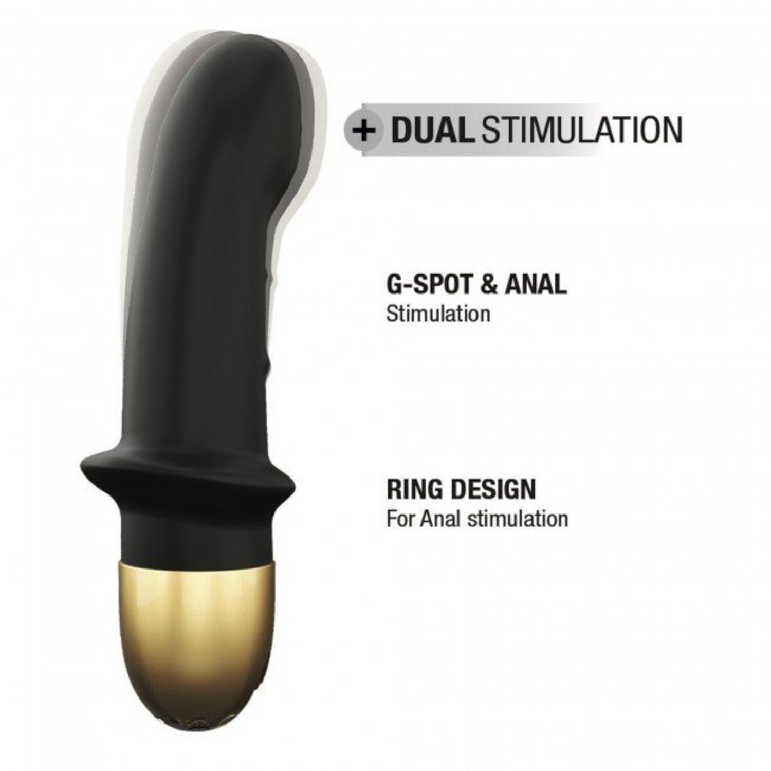Вибратор Dorcel MINI LOVER BLACK 2.0, черный