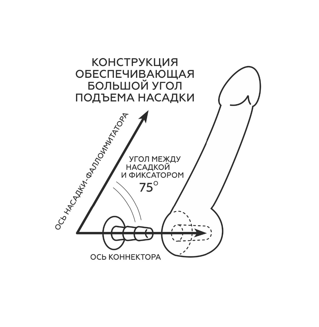 Пояс премиум класс (s) woman simplex с 3-мя насадками d 35 мм/ l 140 мм,  d 36 мм/l 135 мм и d 37 мм
