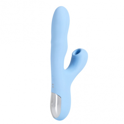 Вибратор с ротацией и вакуумной стимуляцией BeYourLover Rosubi (арт. BA564A)