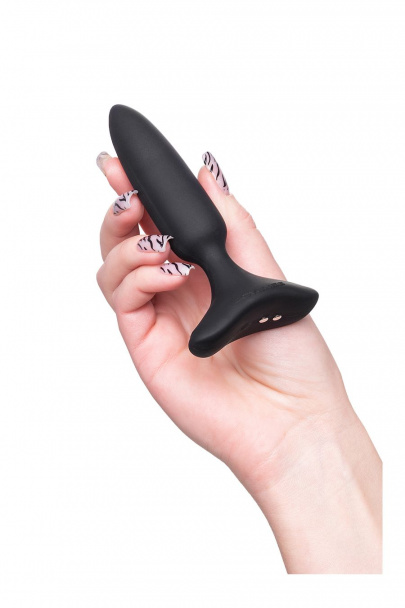 Анальная втулка LOVENSE Hush 2 (XS), черная, 12,1 см, Ø 2,5 см (арт. LE-33)