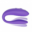 Вибратор для пар We-Vibe Sync Go, светло-фиолетовый, 7,5 см, Ø 3,1 см, кейс в подарок (арт. SNSY5SG4)