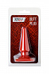 Анальная втулка Black & Red by Toyfa, ПВХ, красная, 10 см, Ø 3 см (арт. 901303-9)
