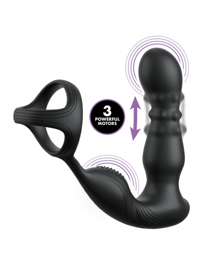 Стимулятор простаты с вибрацией Anal Fantasy Elite Ass-gasm Slide & Glide - Black Pipedream 479523PD