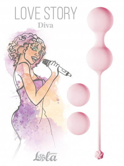 Набор вагинальных шариков Love Story Diva Tea Rose