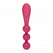Тройной вибромассажёр Satisfyer Tri Ball 1, красный