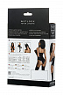 Боди Glossy из материала Wetlook на шнуровке, черный, S