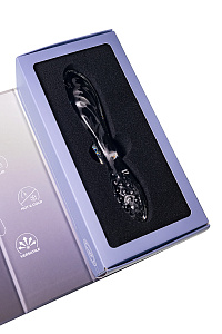 Двусторонний фаллоимитатор Satisfyer Dazzling Crystal 1, стекло, 18,5 см (цвета в ассортименте)