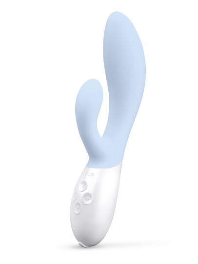 Lelo Ina 3 - вибратор кролик, 11х3.7 см