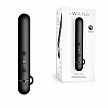 Силиконовый мини-вибратор класса люкс Le Wand Baton темный хром