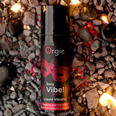 Гель Orgie Sexy Vibe Hot с разогревающим и вибрирующим эффектом, 15 мл