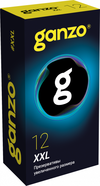 Презервативы Ganzo XXL, латекс, 12 шт