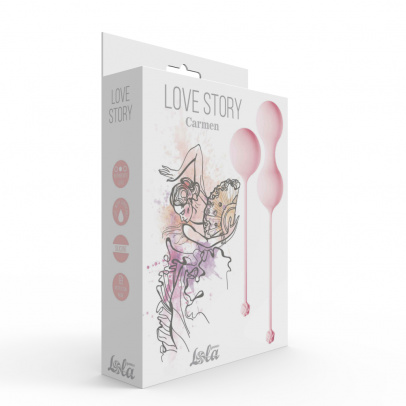 Набор вагинальных шариков Love Story Carmen Tea Rose