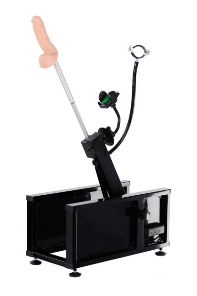 Секс-машина Дива Моушн (Diva Motion), с двумя насадками, металл, черная, 58 см (арт. 913543)