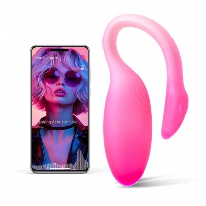 Вибратор Magic Motion Flamingo Max, розовый - 2 в 1 вибратор + тренажер Кегеля (арт. 861152)