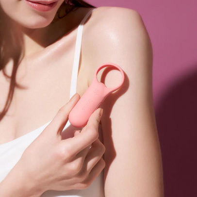 Эрекционное кольцо iroha paiRING+ Coral Pink с усиленной вибрацией