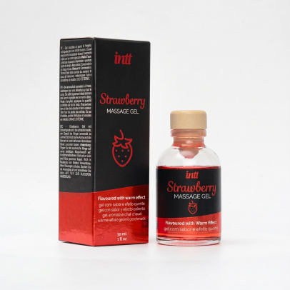 Массажный гель, Intt Strawberry, 30 мл