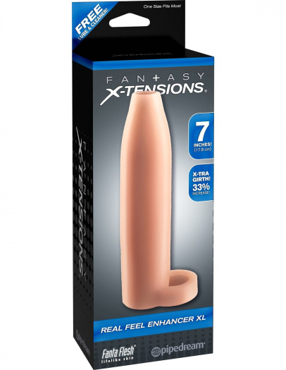 Насадка с открытой головкой, с кольцом для подхвата мошонки X-tensions