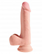 Фаллоимитатор на присоске Тройная плотность King Cock Plus 7.5 Triple Density Cock with Balls