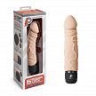 Классический массажер 6.5" Girthy Realistic Vibrator телесный
