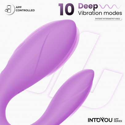 Интерактивный вибромассажёр для пар Couple Toy Lavender, лавандовый
