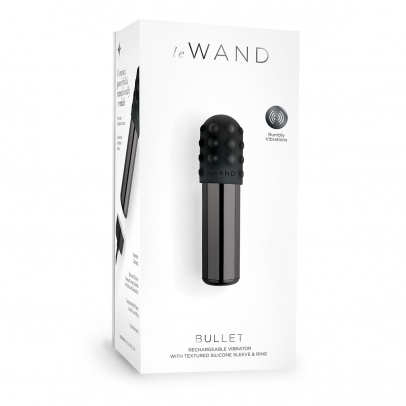 Люксовый мини-вибратор Le Wand Bullet темный графит