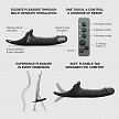 Фаллоимитатор Strap-on-me MULTI ORGASM REALISTIC DILDO с стимуляцией клитора и вибрацией L, черный