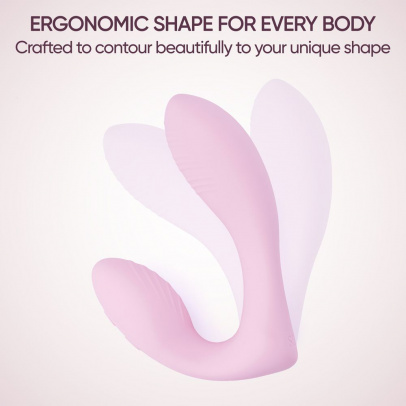 Вибратор Selove DuoFlex, розовый, 12,5 см (арт. SE103-pink)