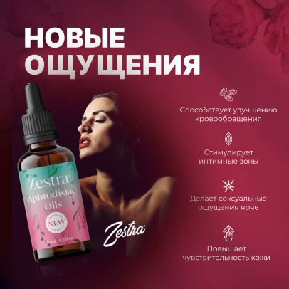 Возбуждающее масло Zestra Aphrodisiac Oils