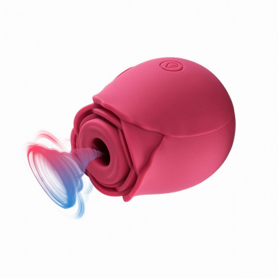 Вибрирующий красный бутон розы Rose Vibrator