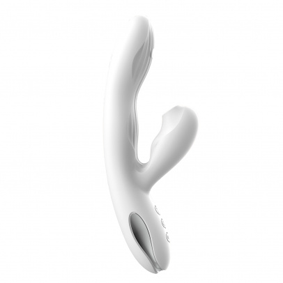 Вибратор BeYourLover Eria с вакуумной стимуляцией, функцией tapping и нагревом (арт. S106B)