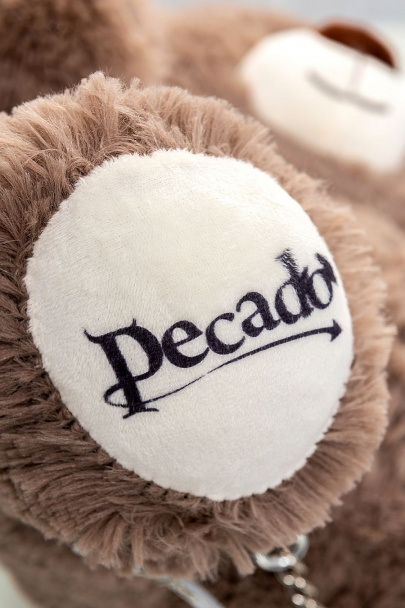 Бондажный набор Pecado BDSM, «Медведь бурый», оковы, наручники, натуральная кожа, розовый