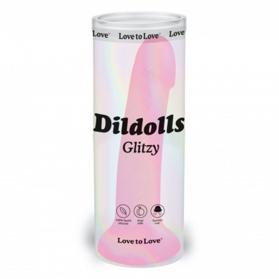 Фаллоимитатор из жидкого силикона Love to Love DILDOLLS - GLITZY