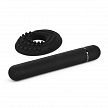 Силиконовый мини-вибратор класса люкс Le Wand Baton темный хром