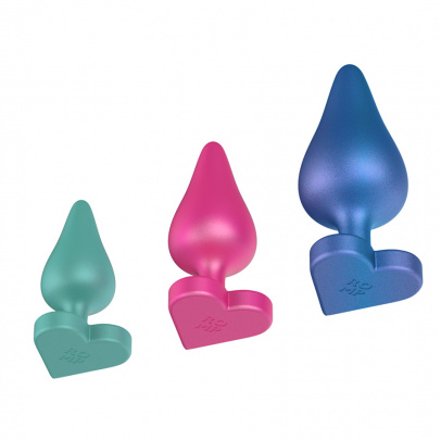 Набор анальных пробок Romp Luster, 3 шт, Ø 2,9 – 4,1 см (арт. RP281SGZ) 